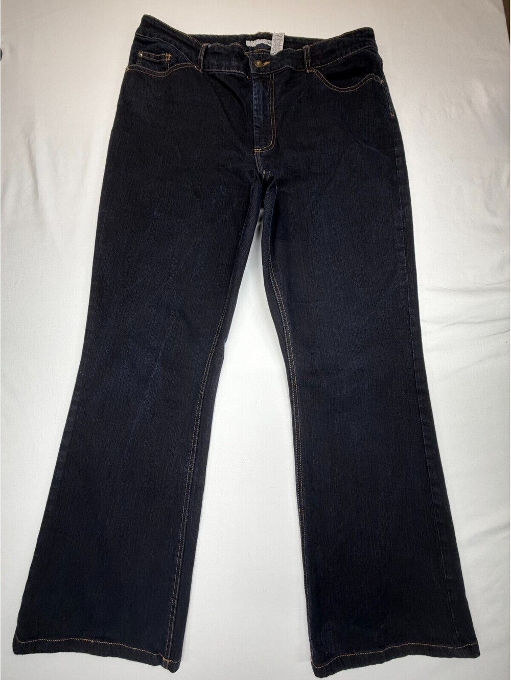 Chico's Platinum Women’s Jeans Bootcut Platinum Charm High Rise Size 2.5 Blue
